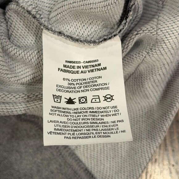 Nike Women’s Gray Split Hem Full Zip Hoodie Sweatshirt Medium - Picture 8 of 12